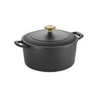 Tramontina - 5.5Qt Round Covered Dutch Oven - Black - Angle_Zoom