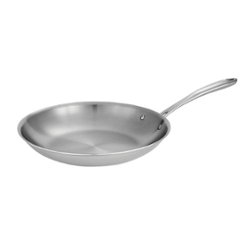 Tramontina 12" Round Fry Pan - Silver - Angle_Zoom