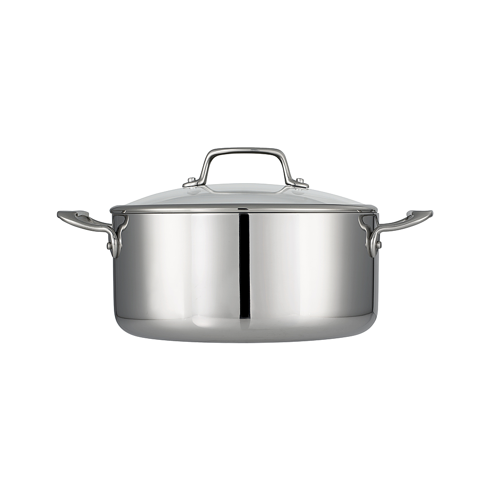 Tri-Ply Clad 5 qt Covered Stainless Steel Dutch Oven