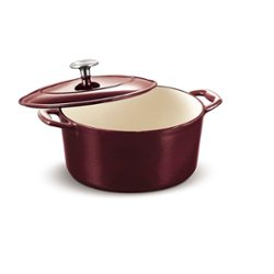 Tramontina - 5.5Qt Round Covered Dutch Oven - Red - Angle_Zoom
