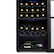 Alt View 11. NewAir - 33-Bottle Dual Zone Wine Cooler with Mirrored Double-Layer Glass Door & Compressor Cooling, Digital Temperature Control - Black.