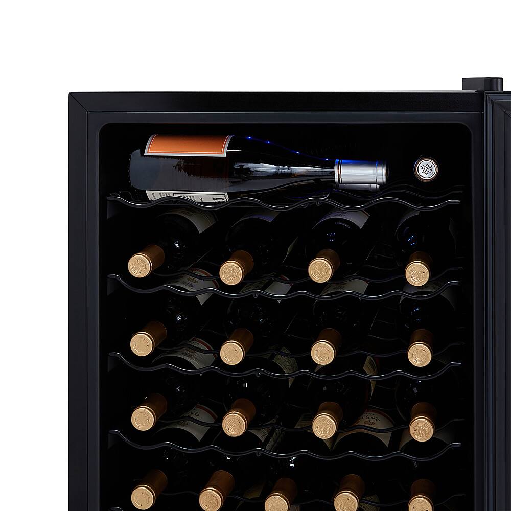 Best Buy: NewAir 51-Bottle Wine Cooler with Mirrored Double-Layer ...