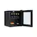 Alt View 12. NewAir - 16-Bottle Wine Cooler with Mirrored Double-Layer Tempered Glass Door & Compressor Cooling, Digital Temperature Control - Black.
