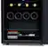 Left. NewAir - 16-Bottle Wine Cooler with Mirrored Double-Layer Tempered Glass Door & Compressor Cooling, Digital Temperature Control - Black.