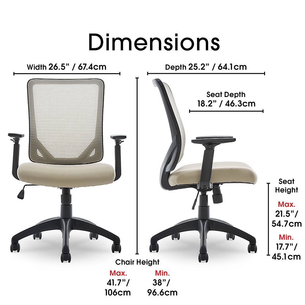 Best Buy True Seating Mason Ergonomic Mesh Office Chair with Height