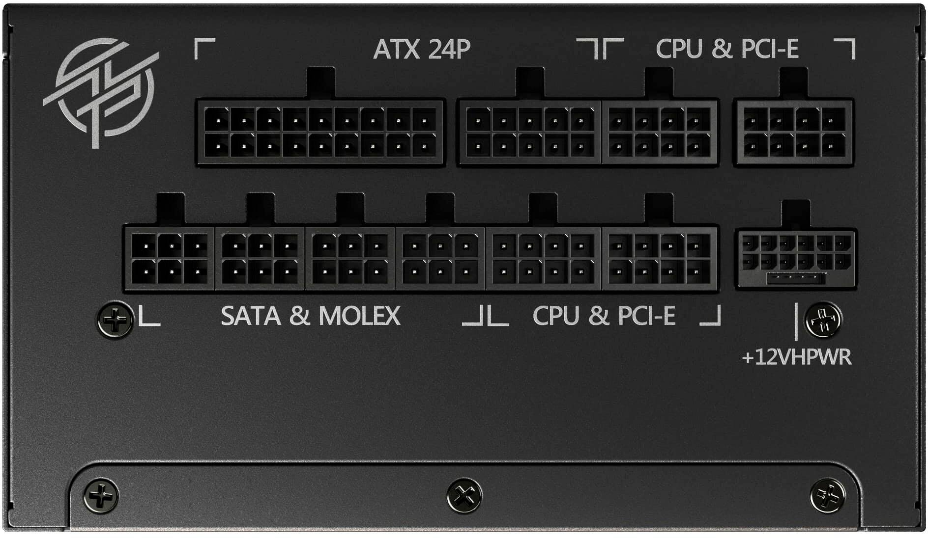 Alt View 12. MSI - MSI MPG A850G PCIE 5 - Full Modular – 80 Plus Gold 850W - 100% Japanese 105°C Capacitors – ATX 3.0 Gaming Power Supply - Black.