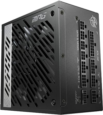 MSI MPG A850G PCIE 5 Full Modular – 80 Plus Gold 850W 100 MSI MPG A850G PCIE 5 Full Modular – 80 Plus Gold 850W 100