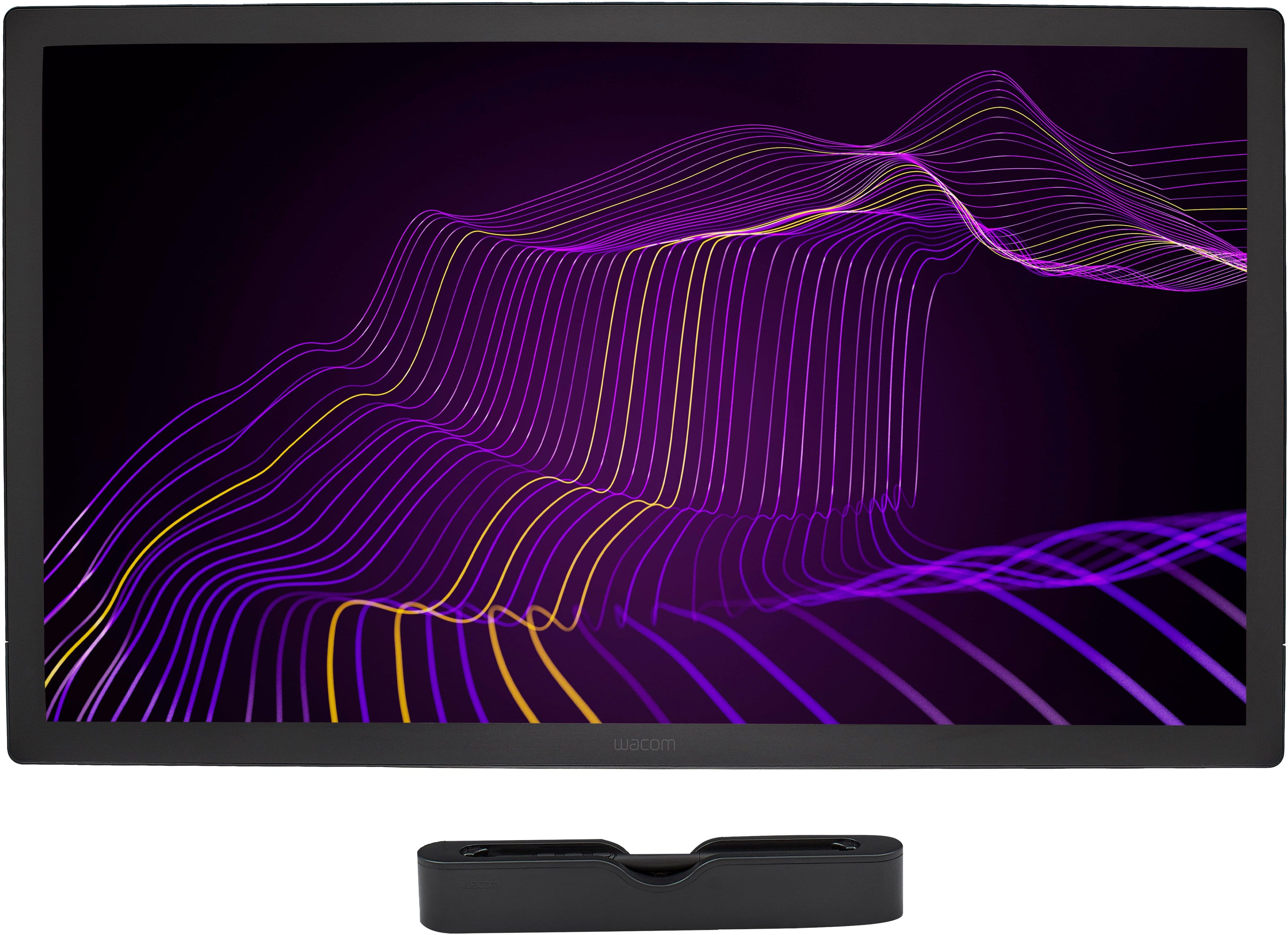 Angle. Wacom - Cintiq Pro 27 Creative Pen Drawing Tablet with Touch Display - Black.