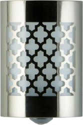 GE - CoverLite Dusk to Dawn LED Moroccan Night Light - Front_Zoom