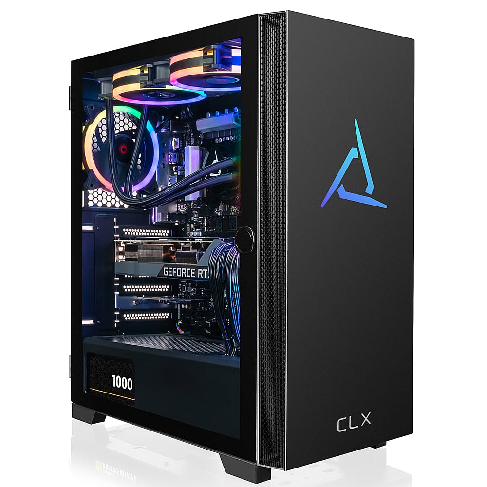 CLX SET Gaming Desktop Intel Core i7 13700KF 32GB Memory NVIDIA GeForce RTX  4090 1TB NVMe M.2 SSD + 4TB HDD Black TGMSETRTH2A10WM - Best Buy