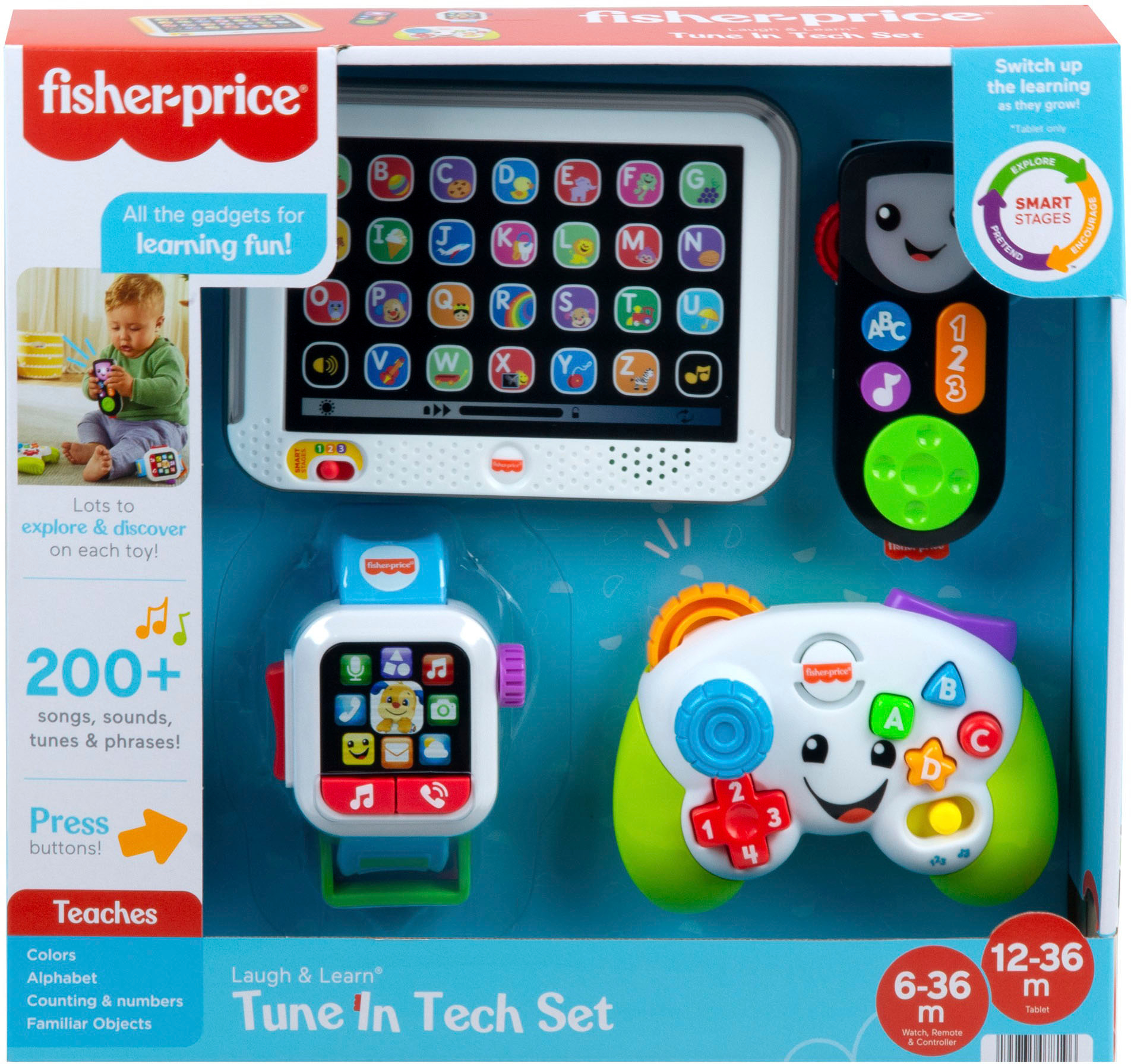 Angle View: Fisher-Price - Laugh & Learn Tune in Tech Set