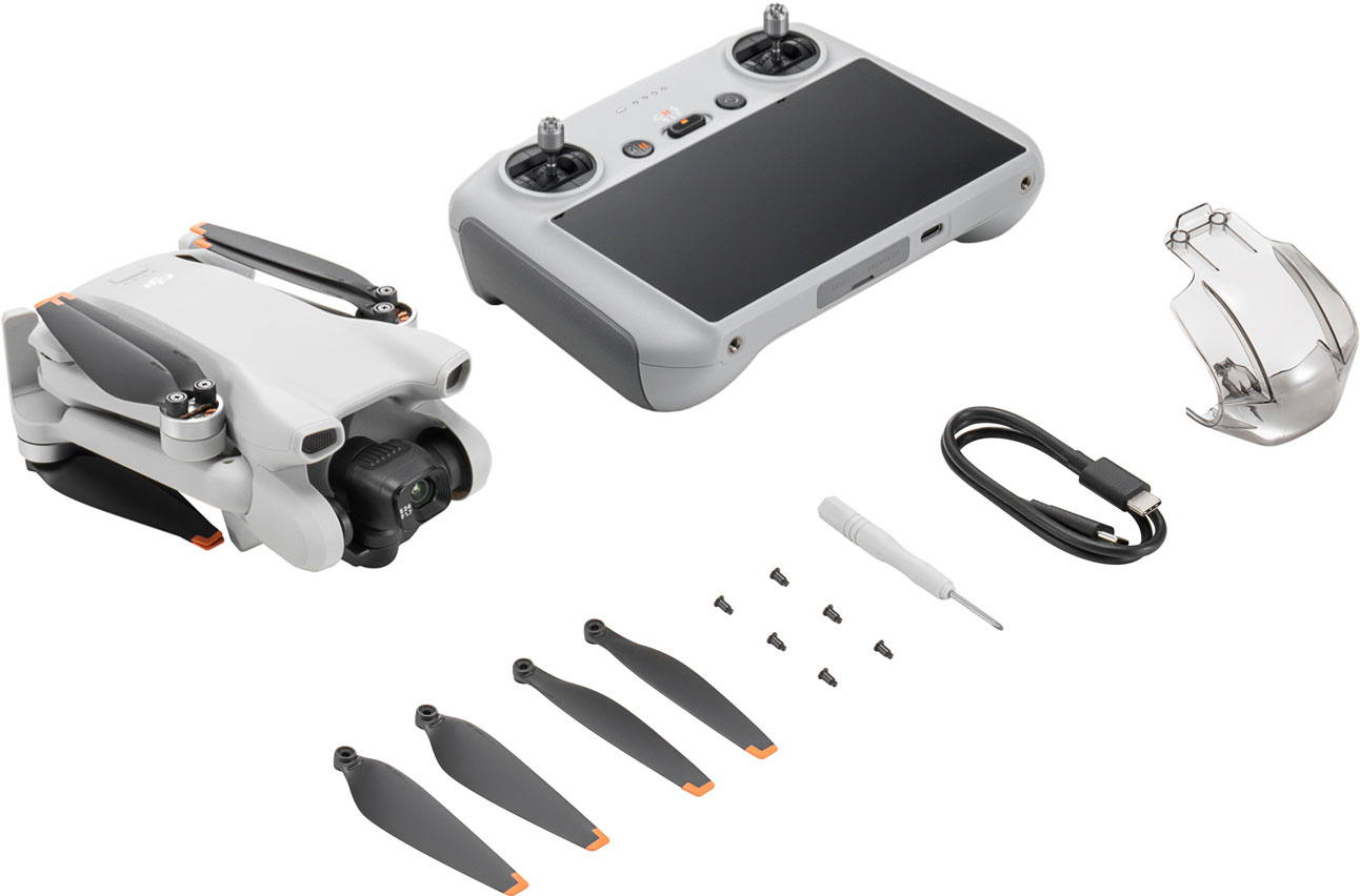 DJI Mini 3 Fly More Combo Drone and Remote Control with Built-in Screen  (DJI RC) Gray CP.MA.00000613.02 - Best Buy