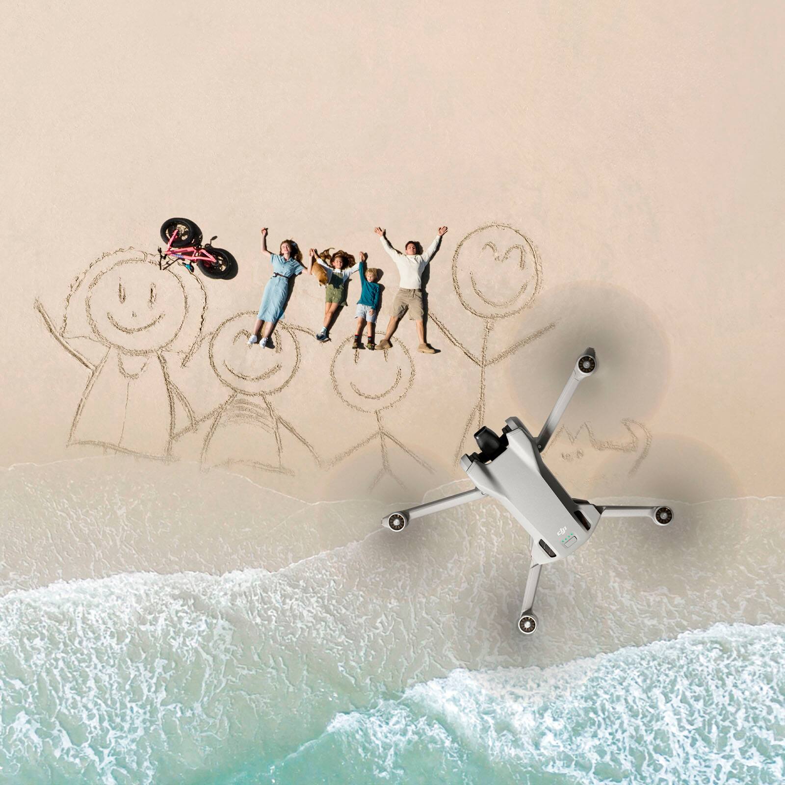 Alt View 18. DJI - Mini 3 Drone with Remote Control - Gray.