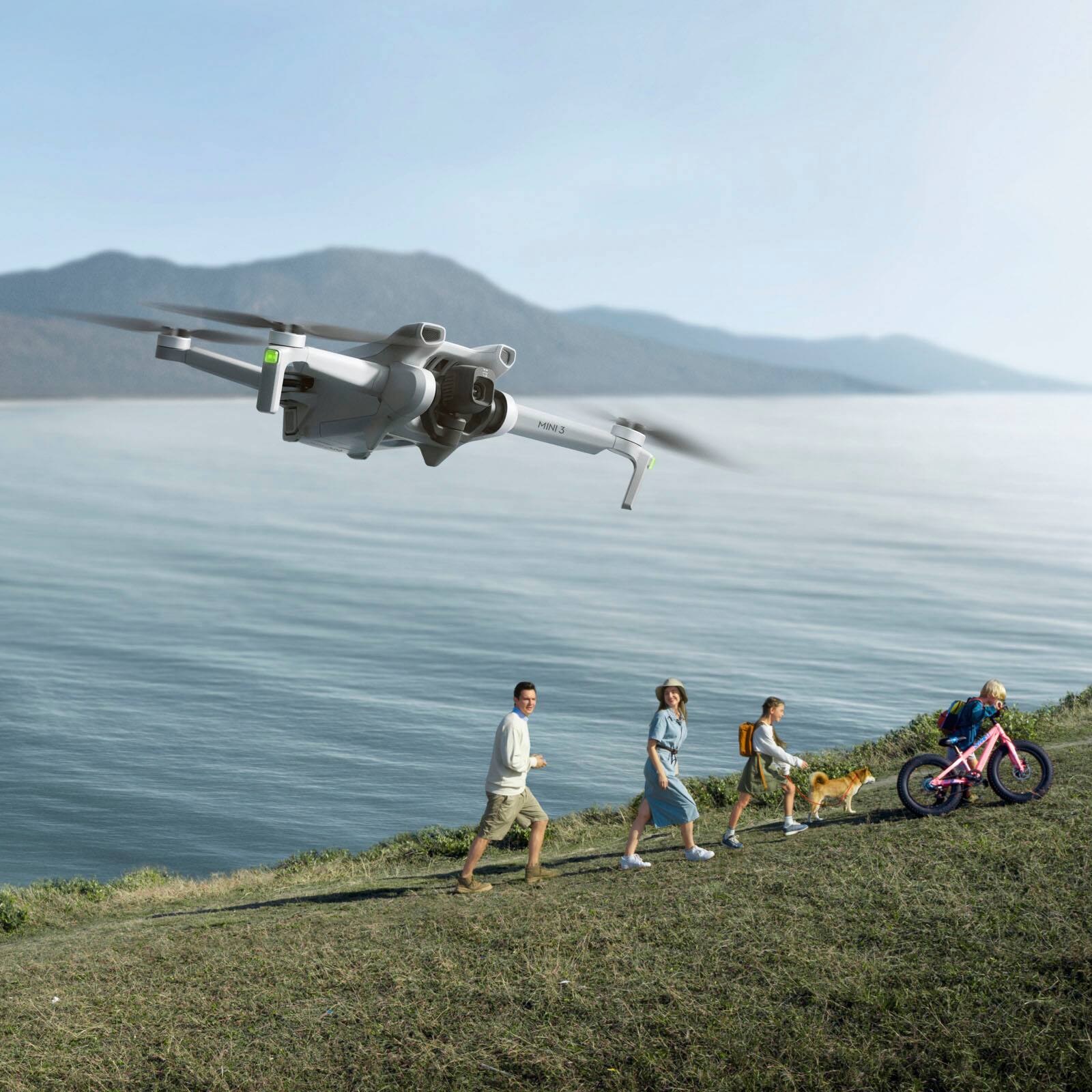 Alt View 19. DJI - Mini 3 Drone with Remote Control - Gray.