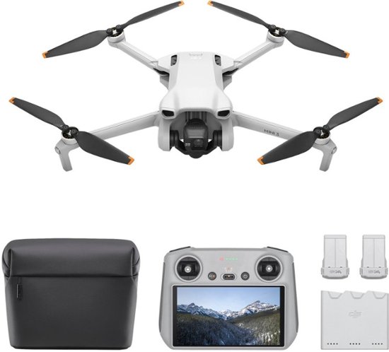 DJI Mini 3 Fly More Combo Drone Remote with Built-in Screen Gray CP.MA.00000613.02 - Best Buy