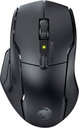ROCCAT - Kone Air Wireless Optical Ergonomic Gaming Mouse with Programmable Button Design - Black - Front_Zoom