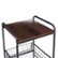Alt View Zoom 13. Honey-Can-Do - 3-Tier Slim Rolling Cart with Metal Basket Drawers - Black/Natural.