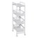 Angle Zoom. Honey-Can-Do - 4-Tier Slim Rolling Cart with Drawers - White.