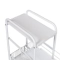 Alt View Zoom 13. Honey-Can-Do - 4-Tier Slim Rolling Cart with Drawers - White.