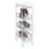Alt View Zoom 16. Honey-Can-Do - 4-Tier Slim Rolling Cart with Drawers - White.
