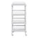 Left Zoom. Honey-Can-Do - 4-Tier Slim Rolling Cart with Drawers - White.