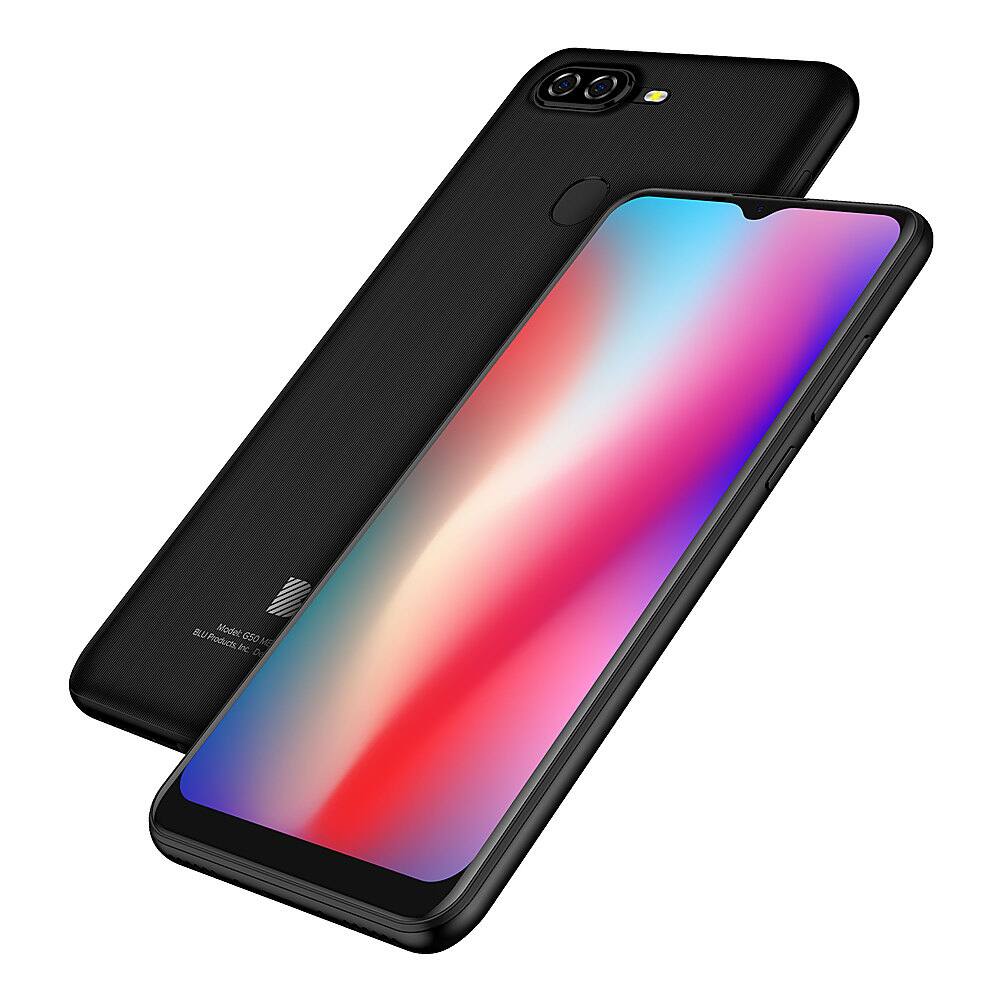 Angle. BLU - G50 Mega 2022 32GB Dual SIM (Unlocked) - Black.
