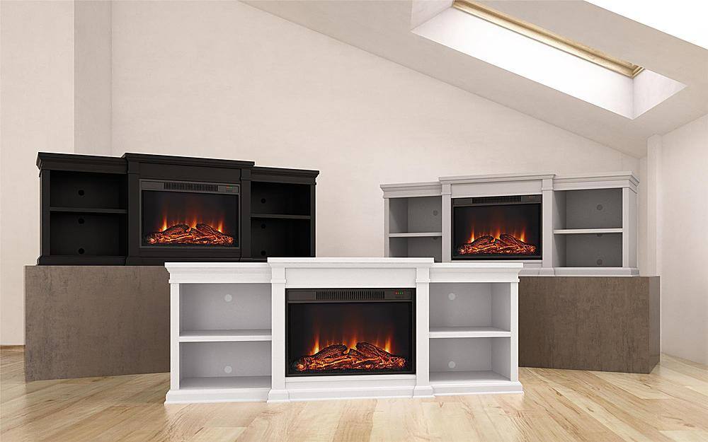 Best Buy Ameriwood Home Manchester Electric Fireplace TV Stand White