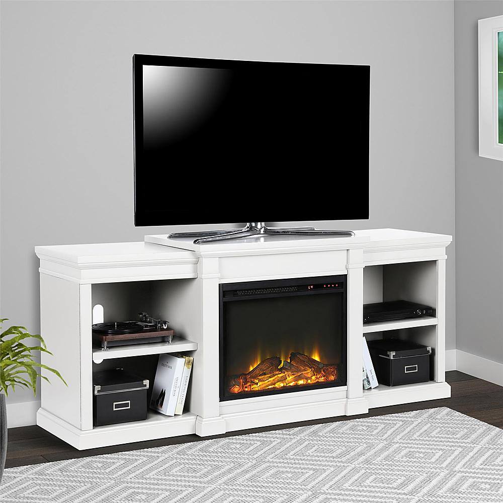 Best Buy Ameriwood Home Manchester Electric Fireplace TV Stand White