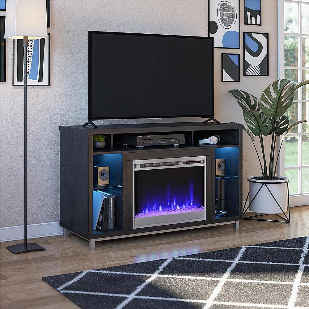 Best Buy Ameriwood Home Lumina Fireplace TV Stand for TVs up to 48