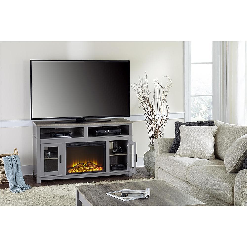 Customer Reviews Ameriwood Home Carver Electric Fireplace TV Stand