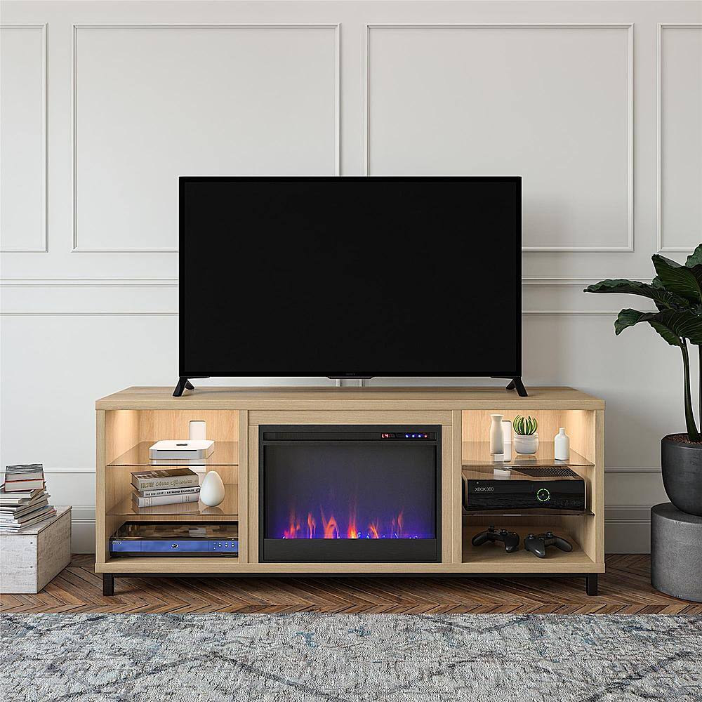 Customer Reviews Ameriwood Home Lumina Deluxe Fireplace TV Stand (70