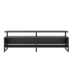 Ameriwood Home - Whitby TV Stand for TVs up to 65" - Black Oak - Front_Zoom
