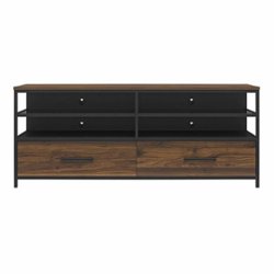 Ameriwood Home - Structure TV Stand for TVs up to 60" - Columbia Walnut - Front_Zoom