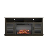 Ameriwood Home - Ayden Park Fireplace TV Stand (65") - Espresso - Front_Zoom