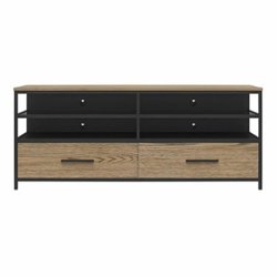 Ameriwood Home - Structure TV Stand for TVs up to 60" - Sterling Oak Veneer - Front_Zoom