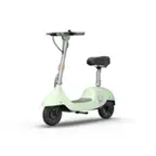 Front. OKAI - Ceetle Pro Electric Scooter with Foldable Seat w/35 Miles Operating Range & 15.5mph Max Speed - Green.