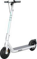 OKAI - Neon Lite Foldable Electric Scooter w/ 18.6 Miles Max Operating Range & 15.5 mph Max Speed - White - Front_Zoom