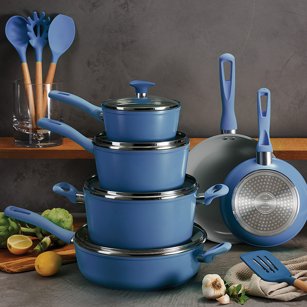 Best Buy: Cuisinart Classic 14-Piece Cookware Set Blue 57-14CBL