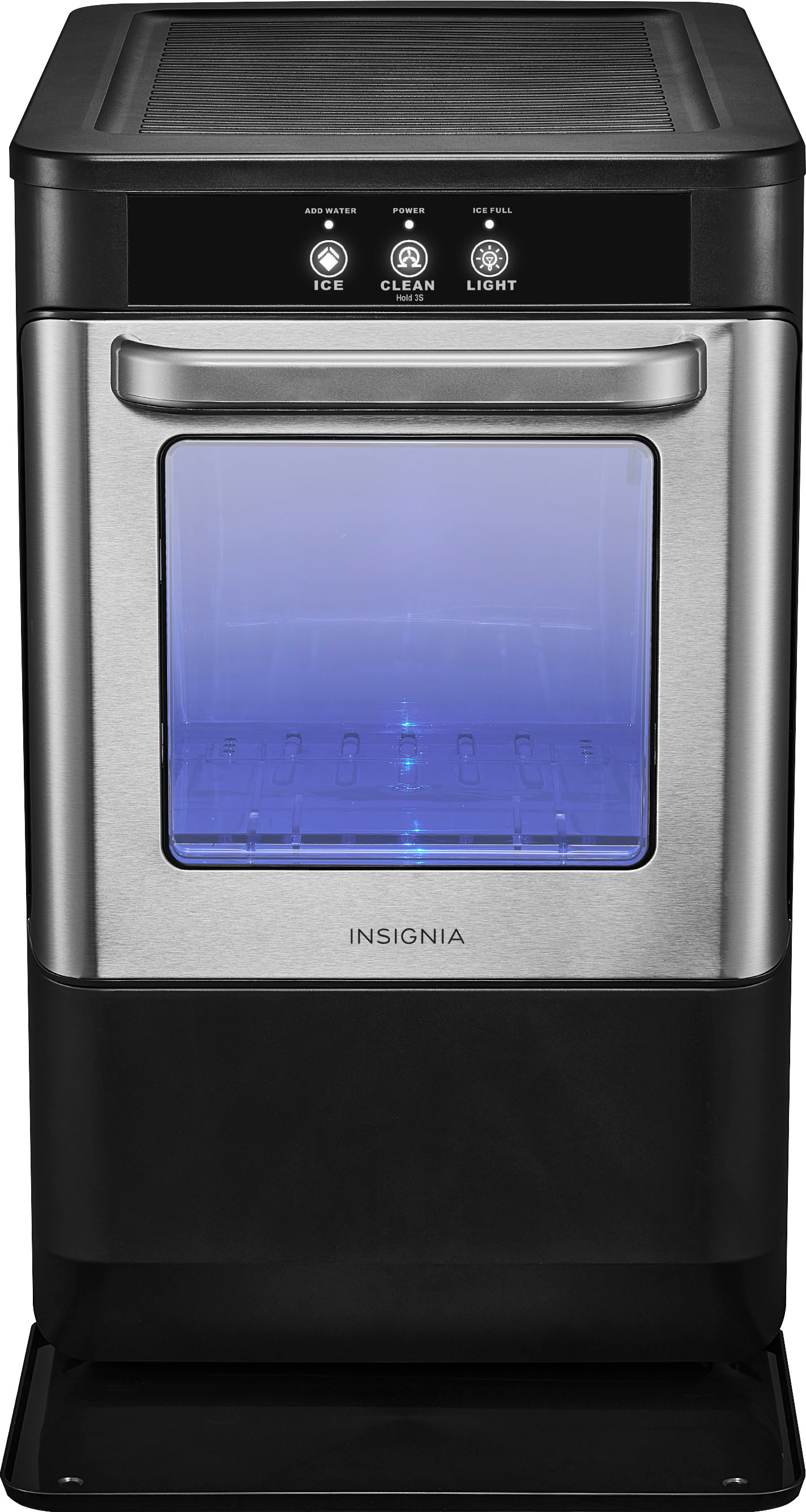 NS-IMC44S3 Insignia™ - 44 Lb. Portable Clear Ice Maker with Auto Shut-off -  Stai