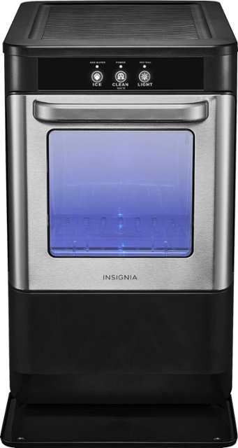 Best Buy: Insignia™ 33-Lb. Portable Ice Maker Stainless Steel NS-IMP33SS9