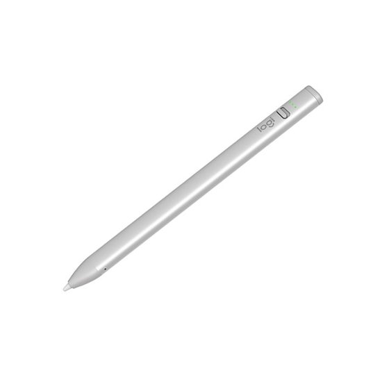 krans beruset overse Logitech Crayon Digital Pencil for All Apple iPads (2018 releases and  later) with USB-C ports Silver 914-000070 - Best Buy