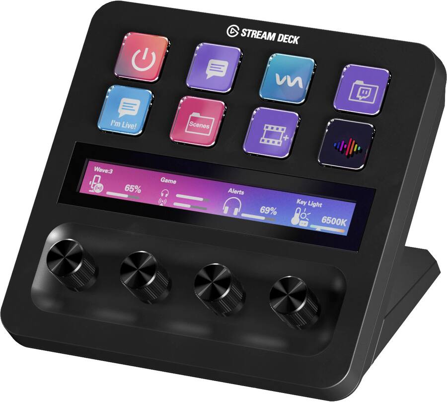 その他 Elgato Stream Deck Black Elgato Stream Deck + Studio Controller with customizable