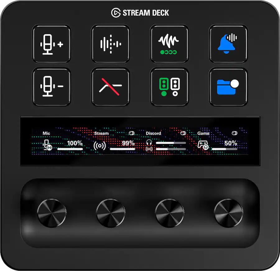 Elgato Stream Deck + Studio Controller with customizable touch strip ...