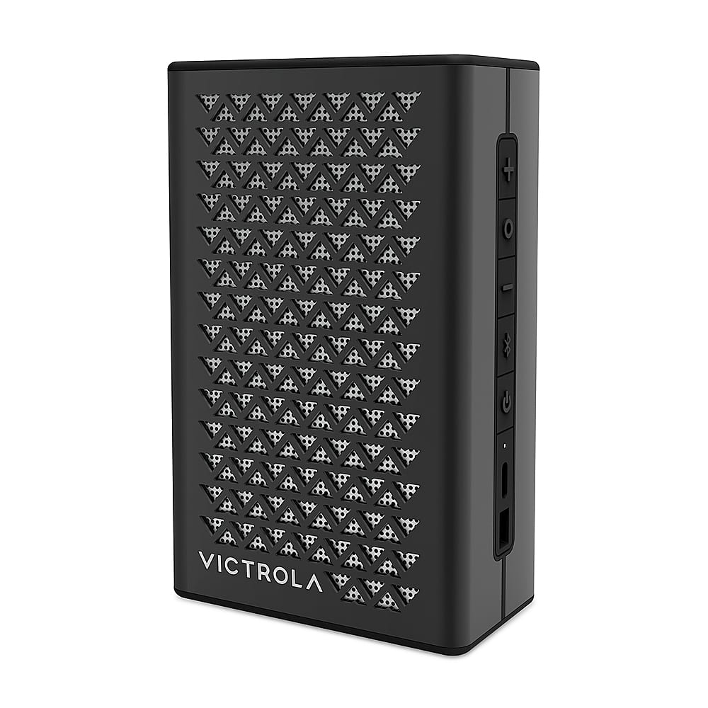 Angle. Victrola - Music Edition 1 Portable Bluetooth Speaker - Black.