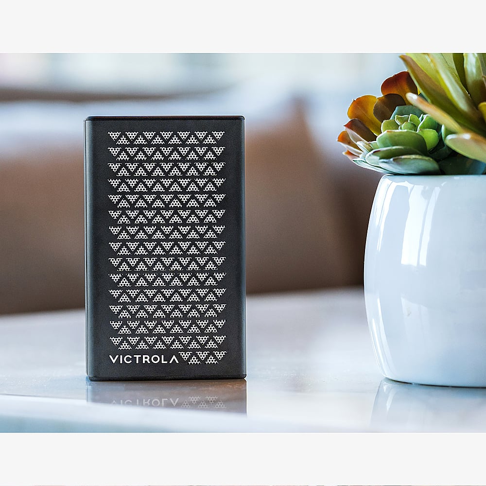 Alt View 14. Victrola - Music Edition 1 Portable Bluetooth Speaker - Black.