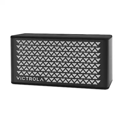 Angle. Victrola - Music Edition 2 Tabletop Bluetooth Speaker - Black.