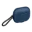Angle. Insignia™ - Silicone Case for Apple AirPods Pro (2nd generation) (USB-C and Lightning) - Blue.