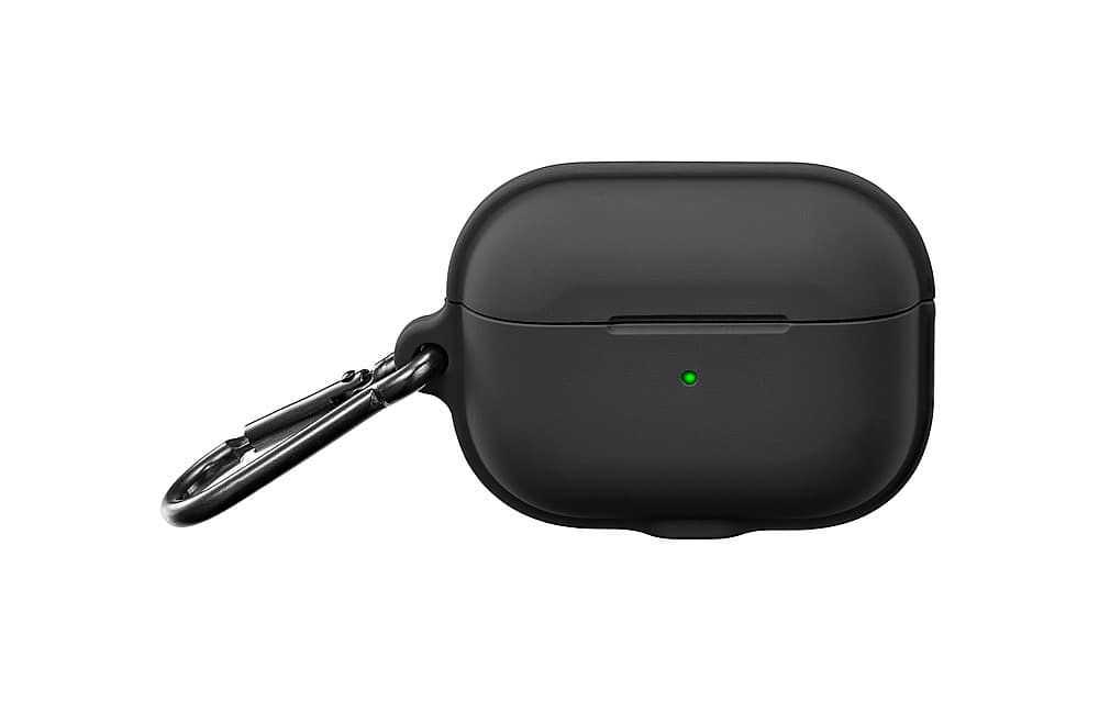 Alt View 12. Insignia™ - Silicone Case for Apple AirPods Pro (2nd generation) (USB-C and Lightning) - Black.