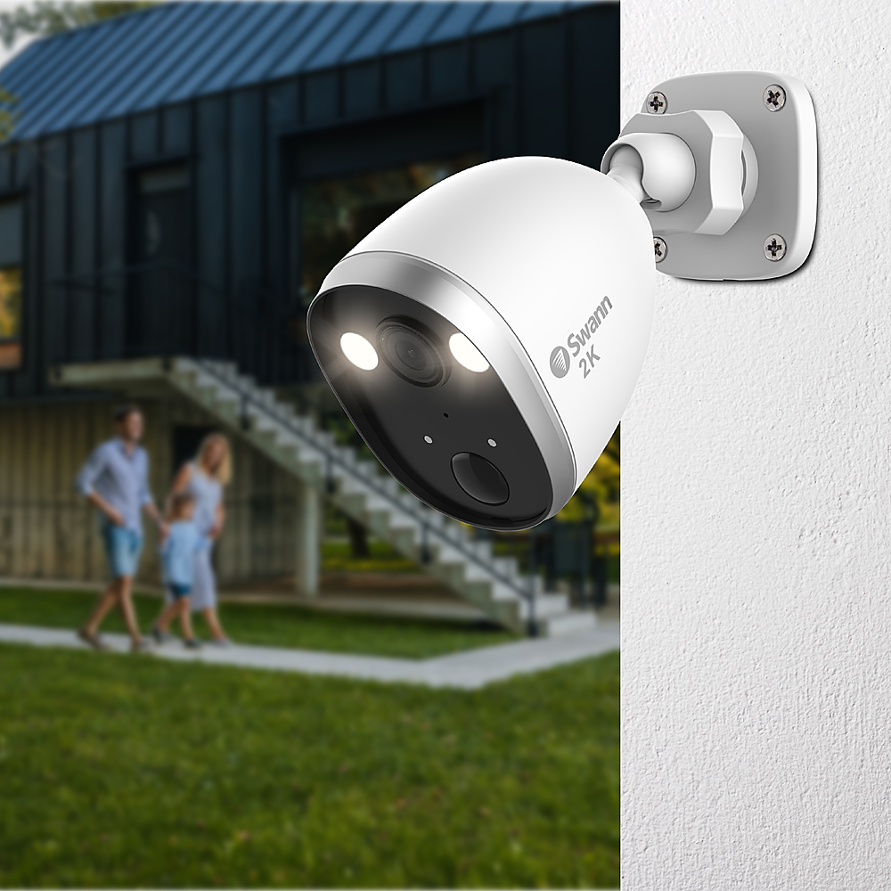 Angle View: Swann - Outdoor Wired 2K Security Camera