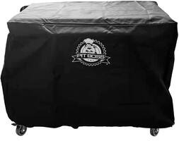 Pit Boss - Ultimate 5 Burner Griddle Cover - Black - Front_Zoom